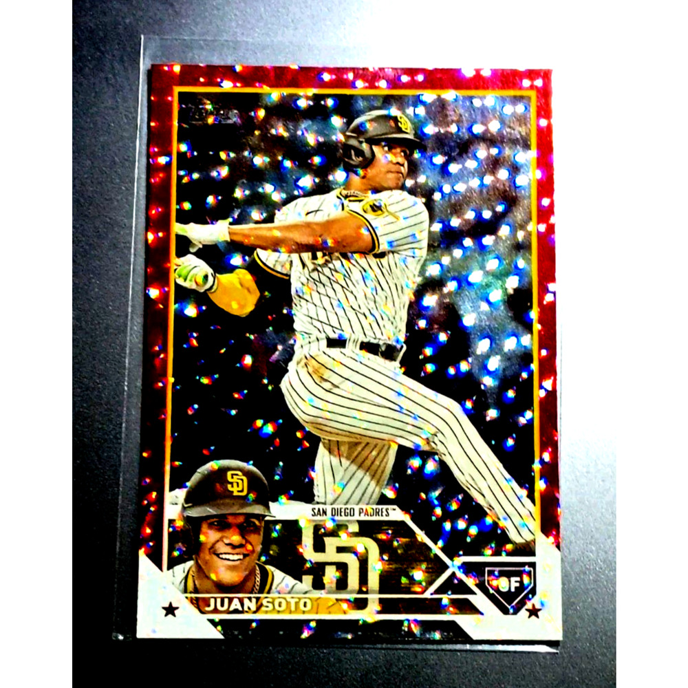 Juan Soto #1 Topps Red ICE FOIL 2023 Sp 147/199